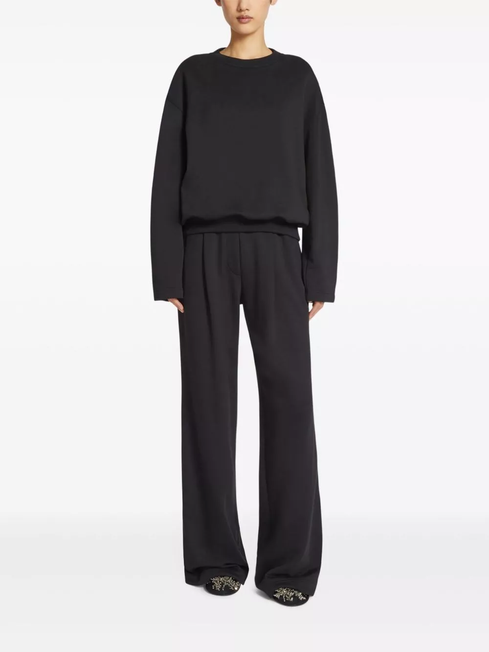 Dries Van Noten Pantaloni in cotone Hartia, view 2