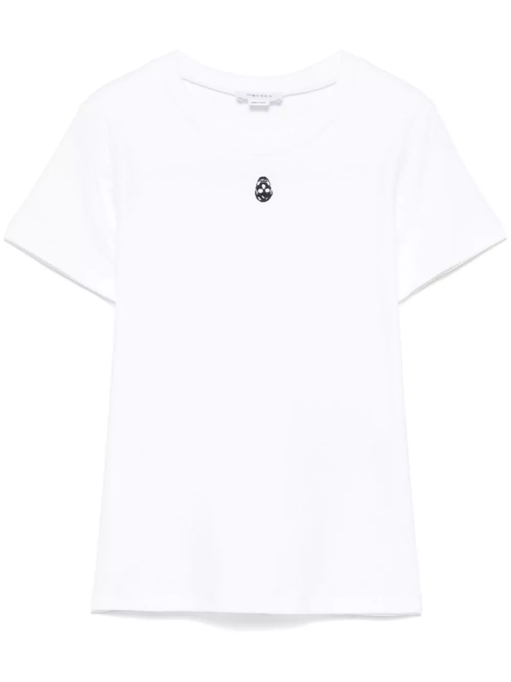 Alexander McQueen T-shirt in cotone con teschio