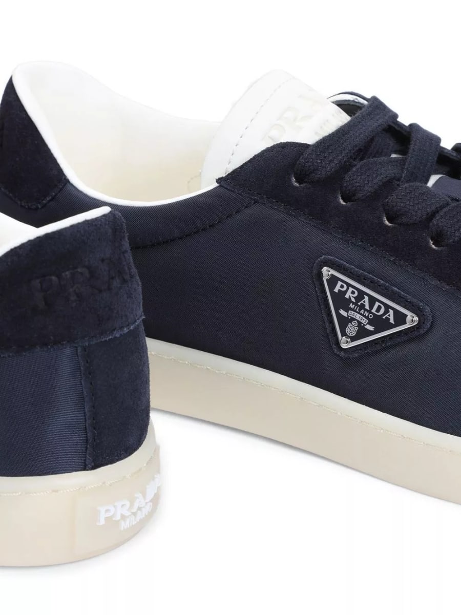 Prada Sneaker Lane in pelle scamosciata, view 3