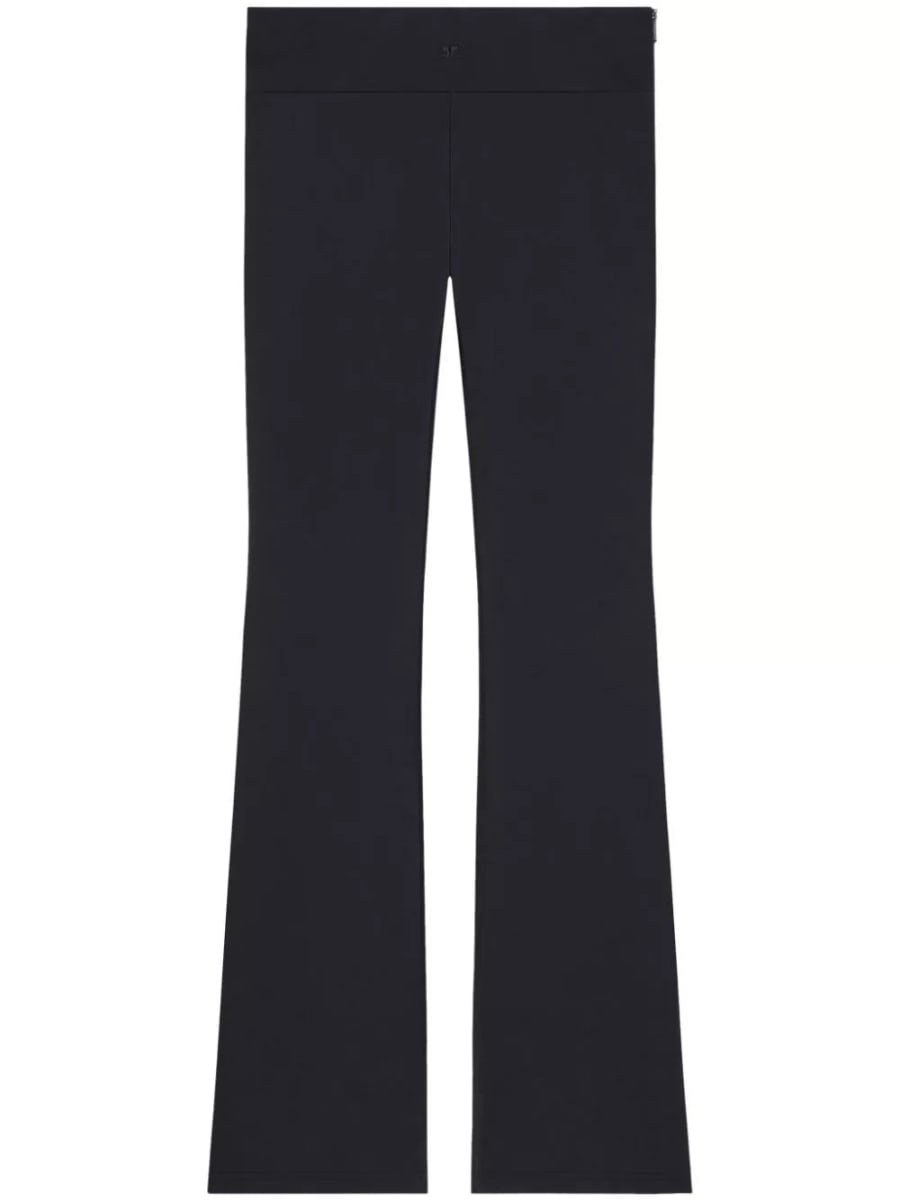 Courrèges Pantaloni in nylon scuba