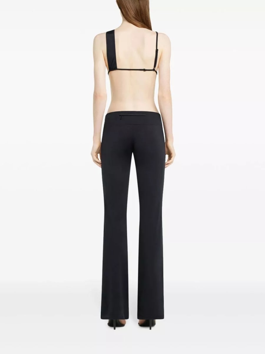 Courrèges Pantaloni in nylon scuba, view 2