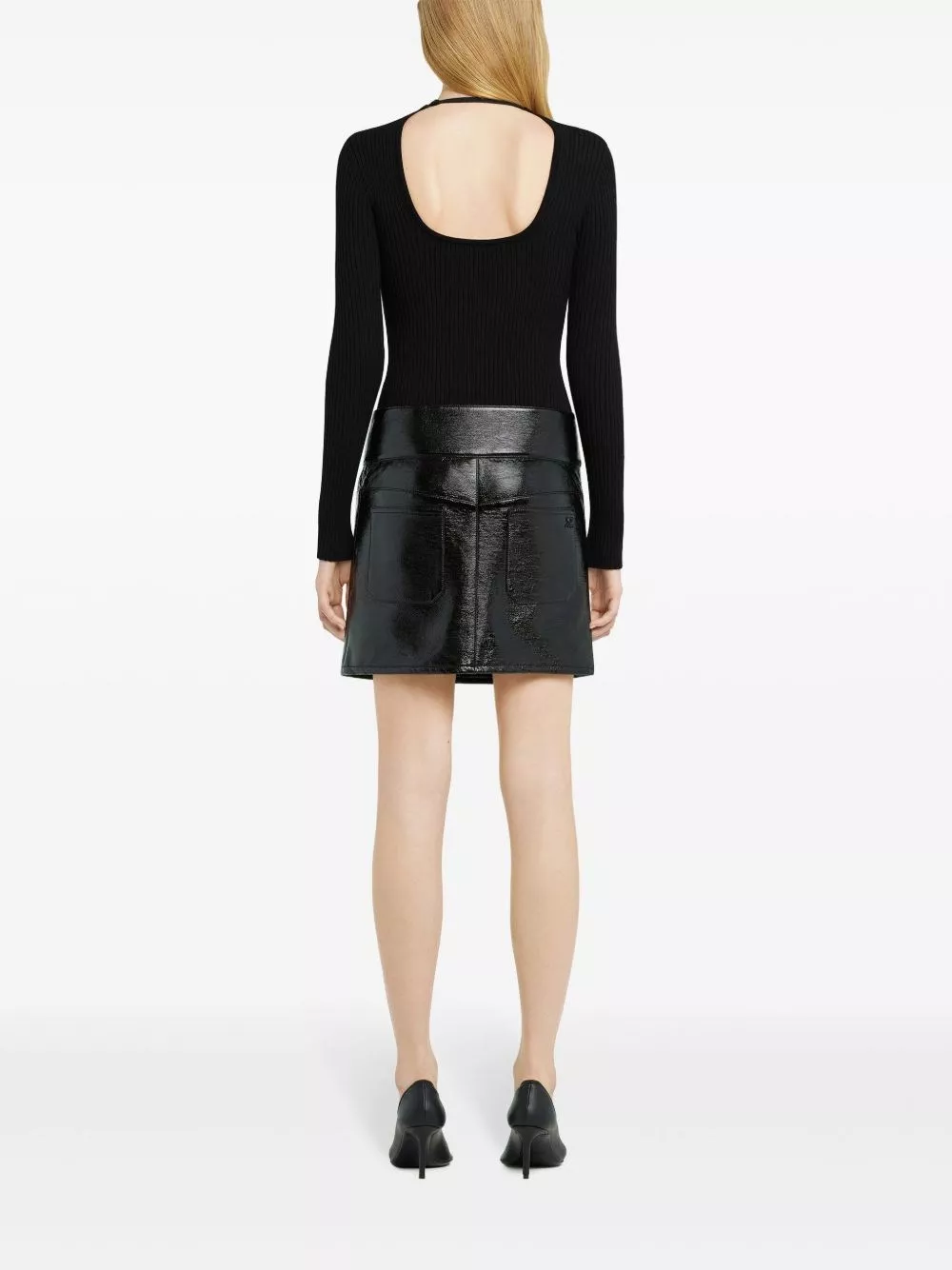 Courrèges Mini gonna Vinyl, view 2