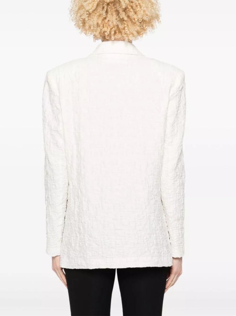 Harris wharf london Giacca blazer in misto cotone, view 3