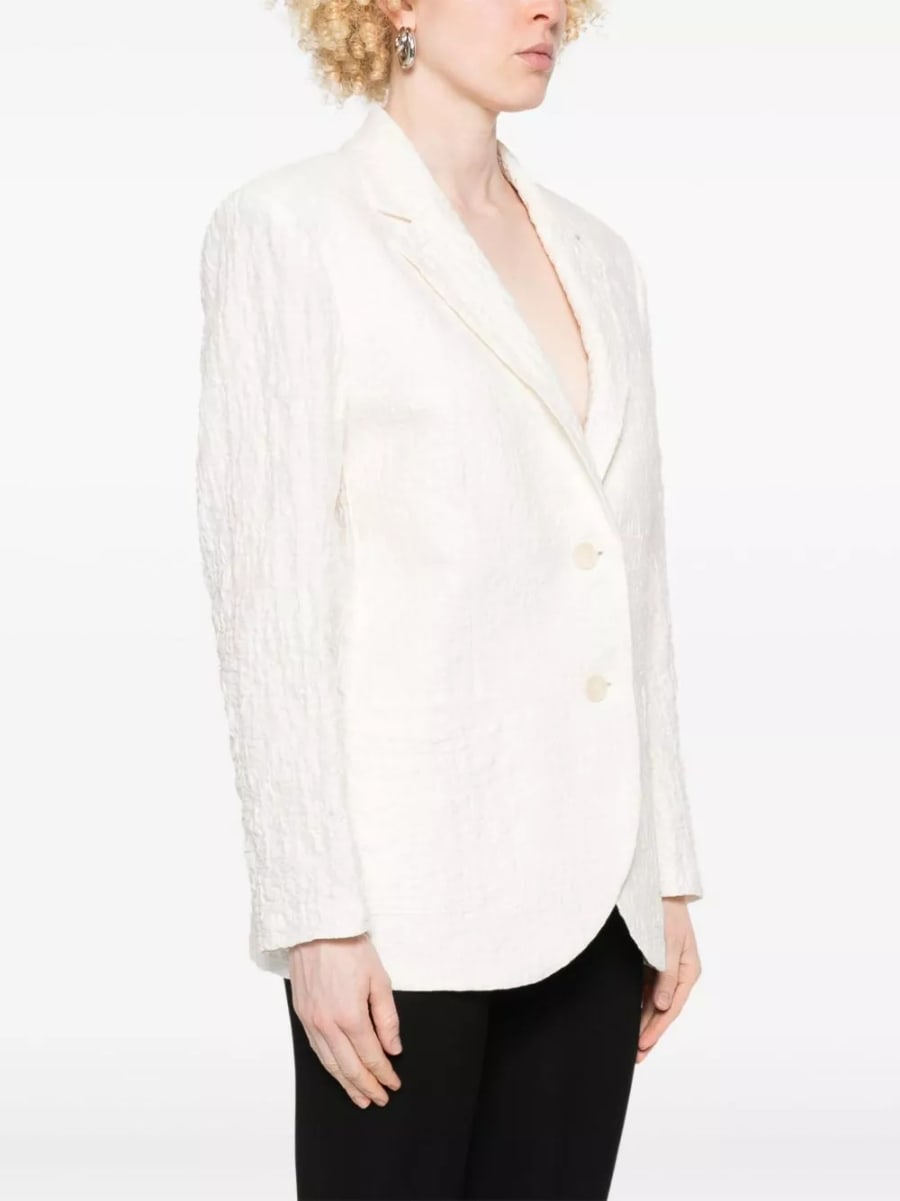 Harris wharf london Giacca blazer in misto cotone, view 4