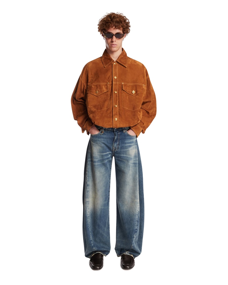 R13 Jeans Twisted Blu, view 3