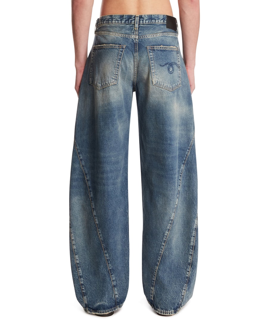 R13 Jeans Twisted Blu, view 5