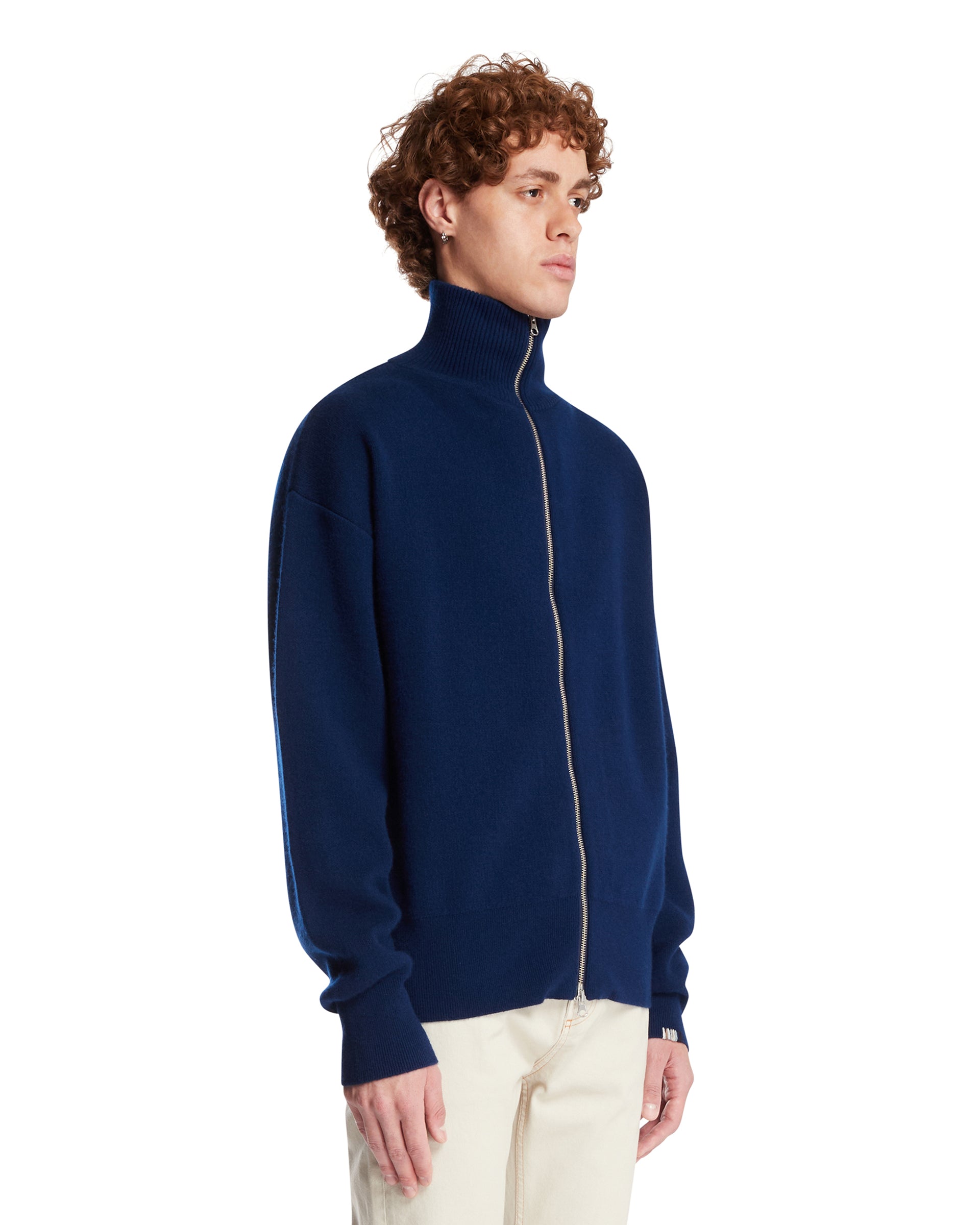EXTREME CASHMERE Maglione In Cashmere Blu, view 2