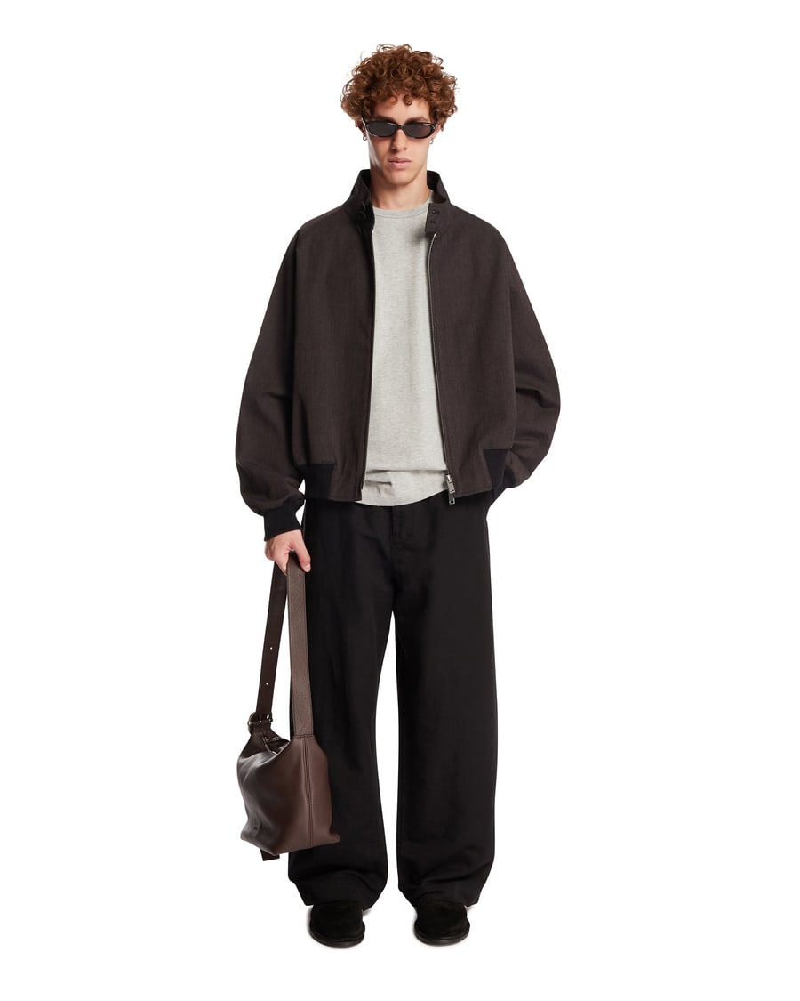 STUDIO NICHOLSON Bomber Minimal Marrone, view 3