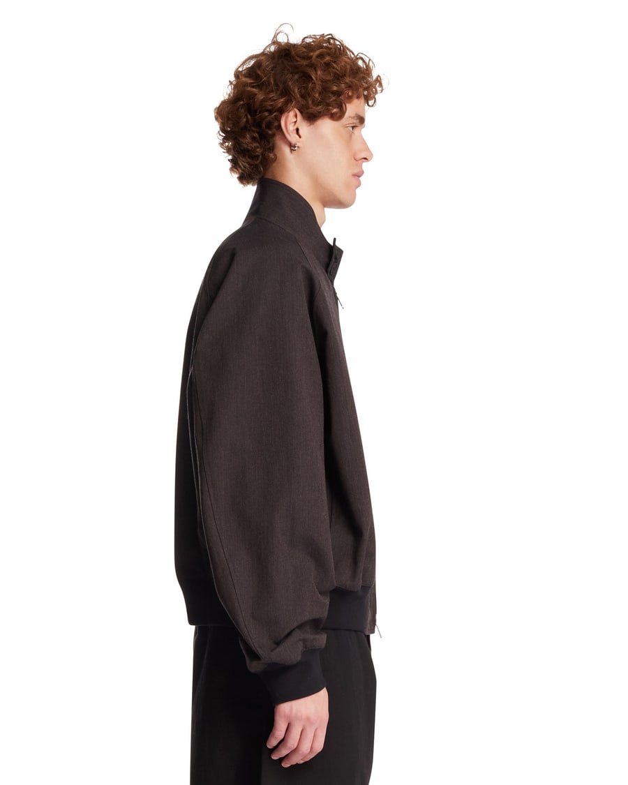 STUDIO NICHOLSON Bomber Minimal Marrone, view 4