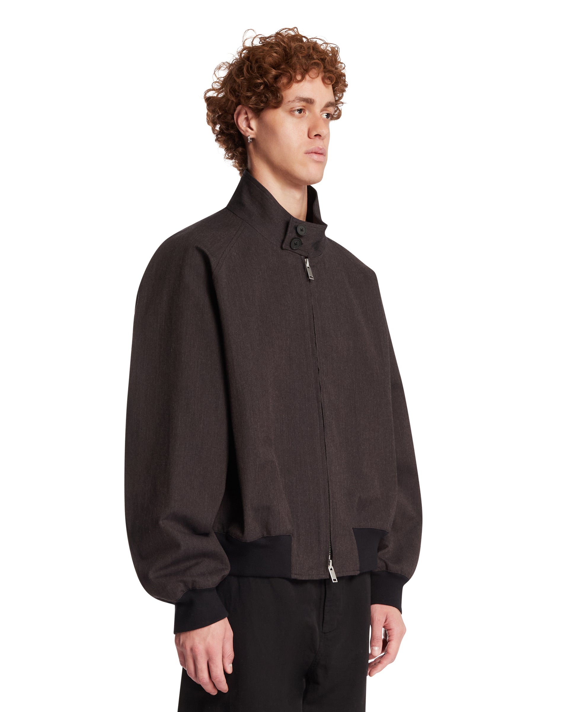 STUDIO NICHOLSON Bomber Minimal Marrone, view 2