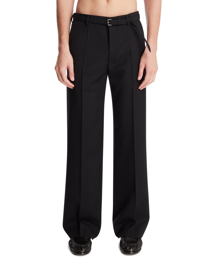 Dries Van Noten Pantaloni Con Cintura Integrata Neri