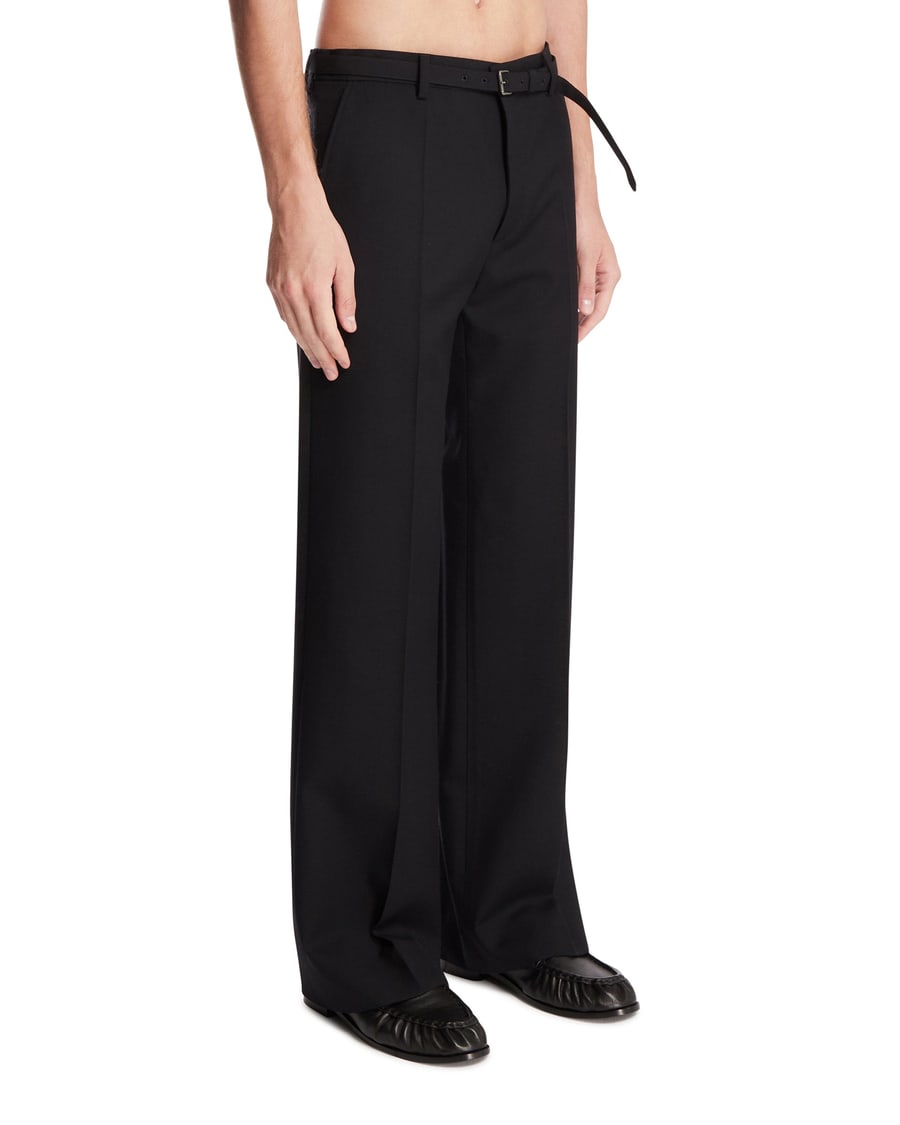 Dries Van Noten Pantaloni Con Cintura Integrata Neri, view 2