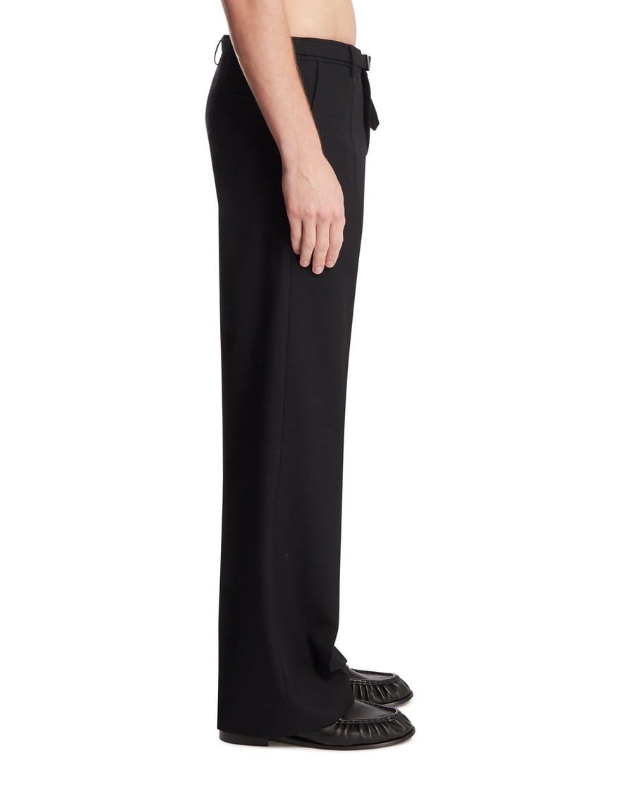 Dries Van Noten Pantaloni Con Cintura Integrata Neri, view 4