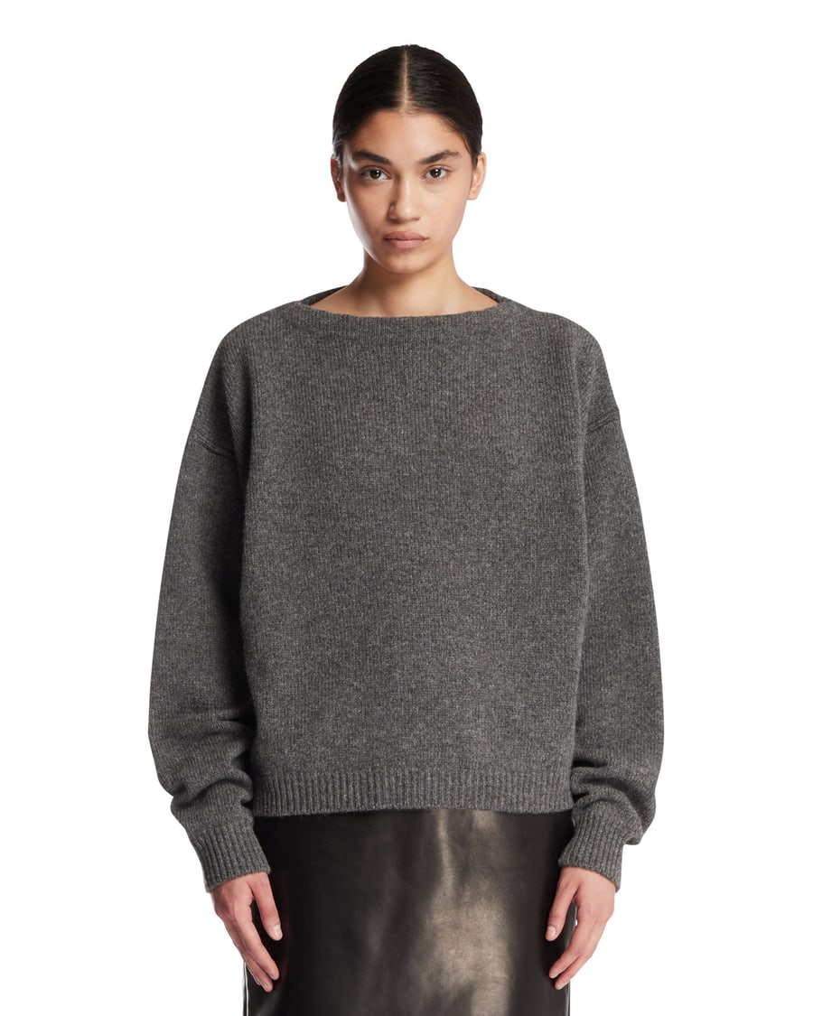 RIER Maglione In Lana Grigio