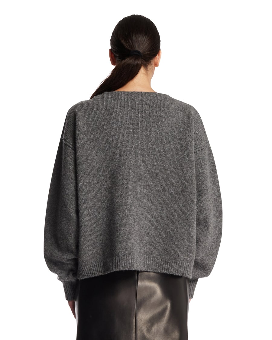 RIER Maglione In Lana Grigio, view 5