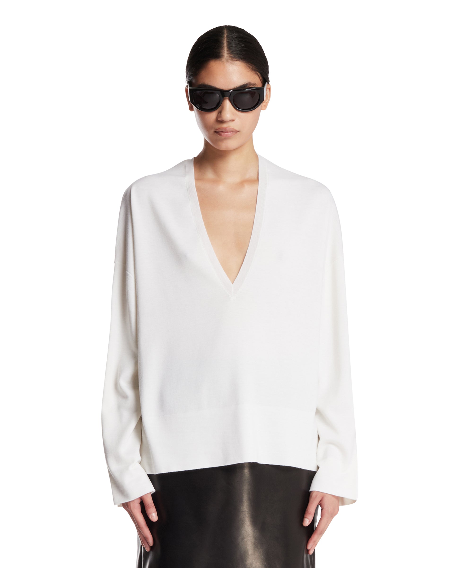 Tom Ford Maglione In Lana Bianco