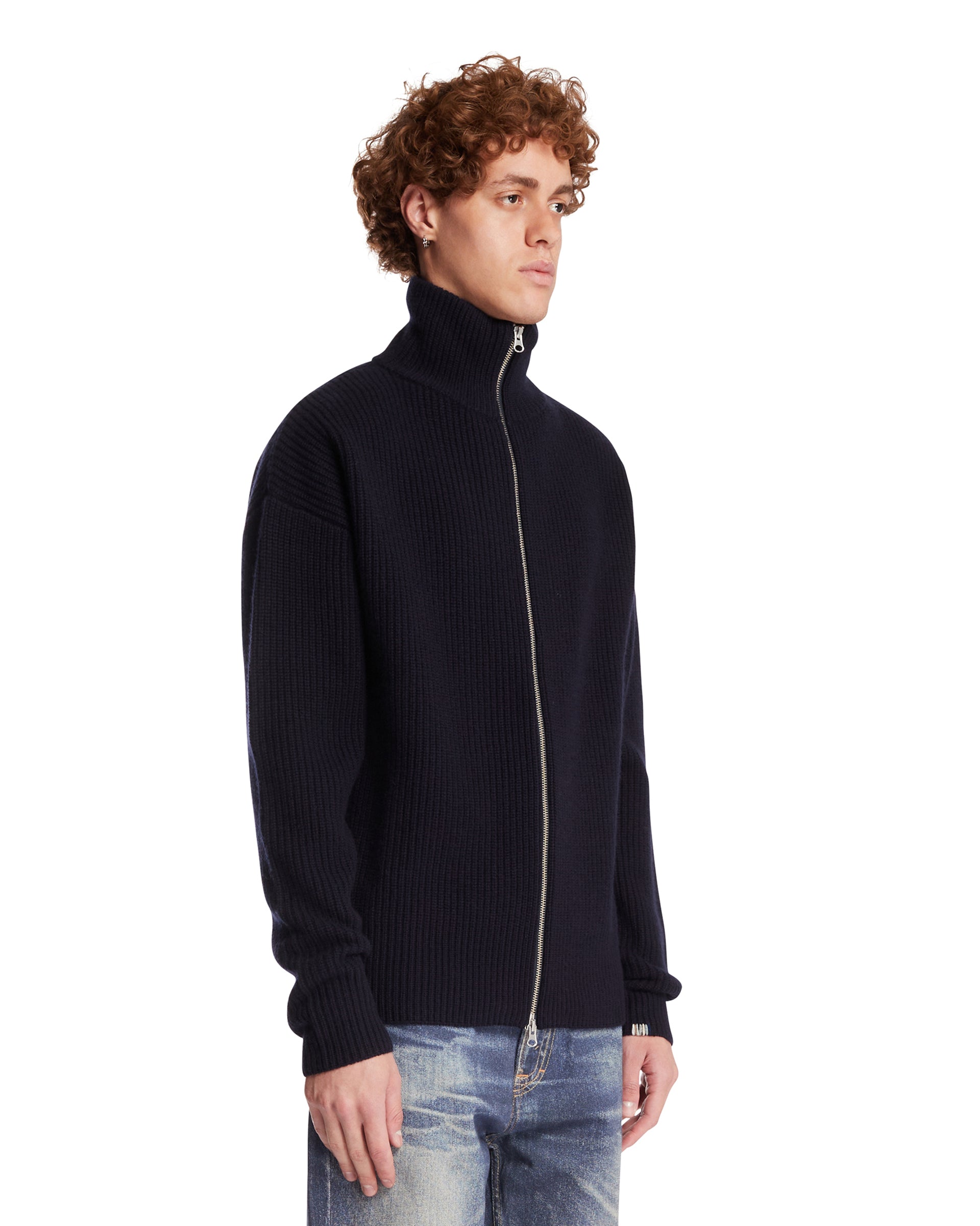 EXTREME CASHMERE Maglione In Cashmere Blu, view 2