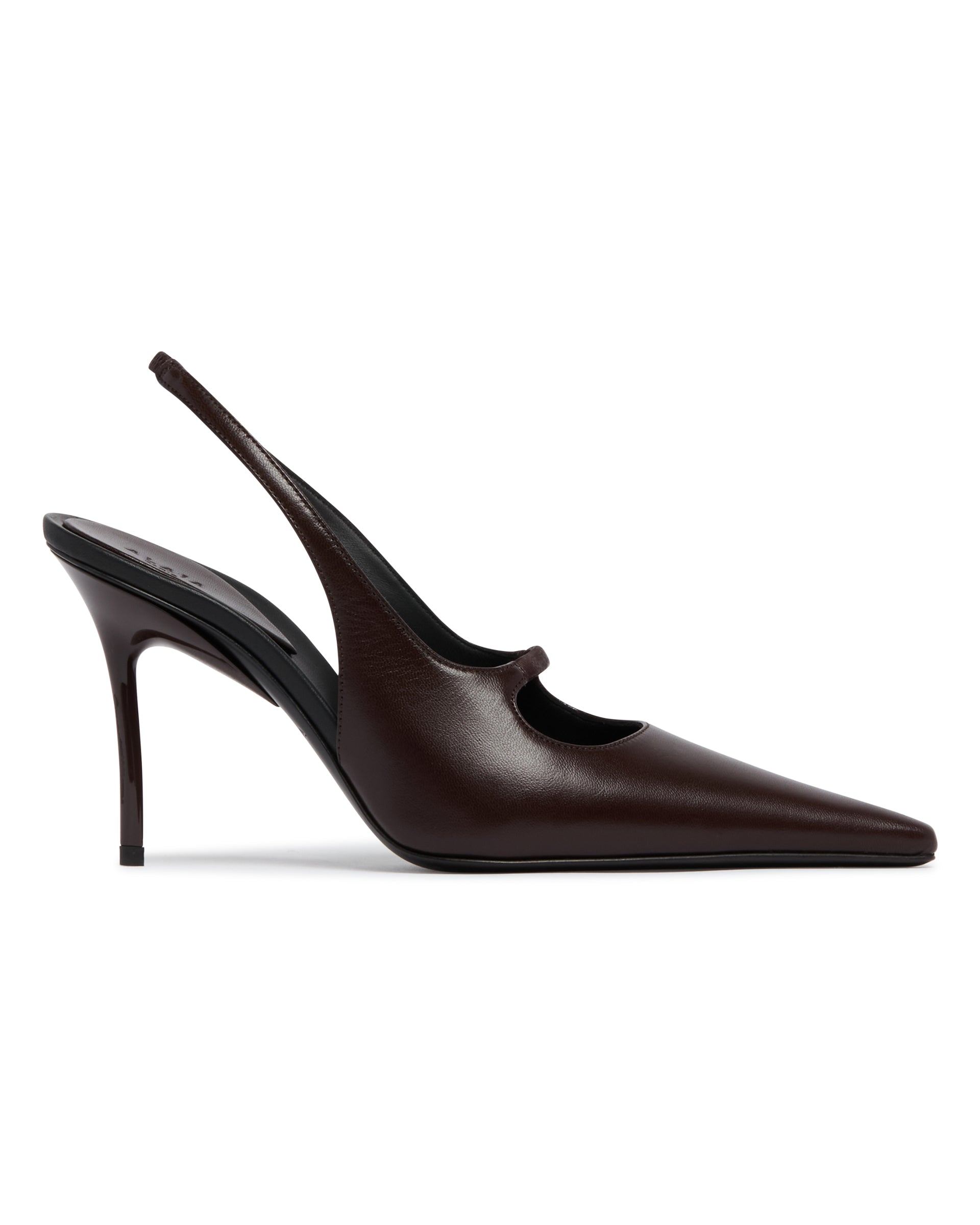Alaïa Slingback Drop In Pelle Nere, view 2