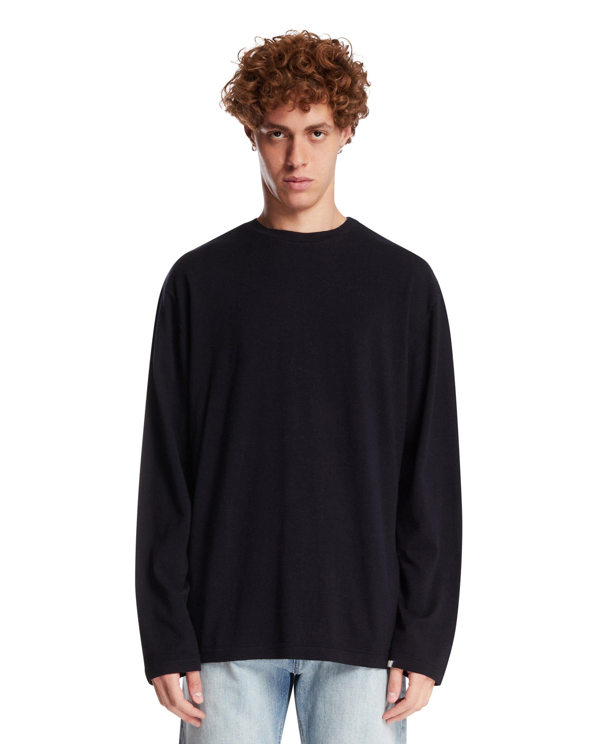 EXTREME CASHMERE T-Shirt In Cotone E Cashmere Blu