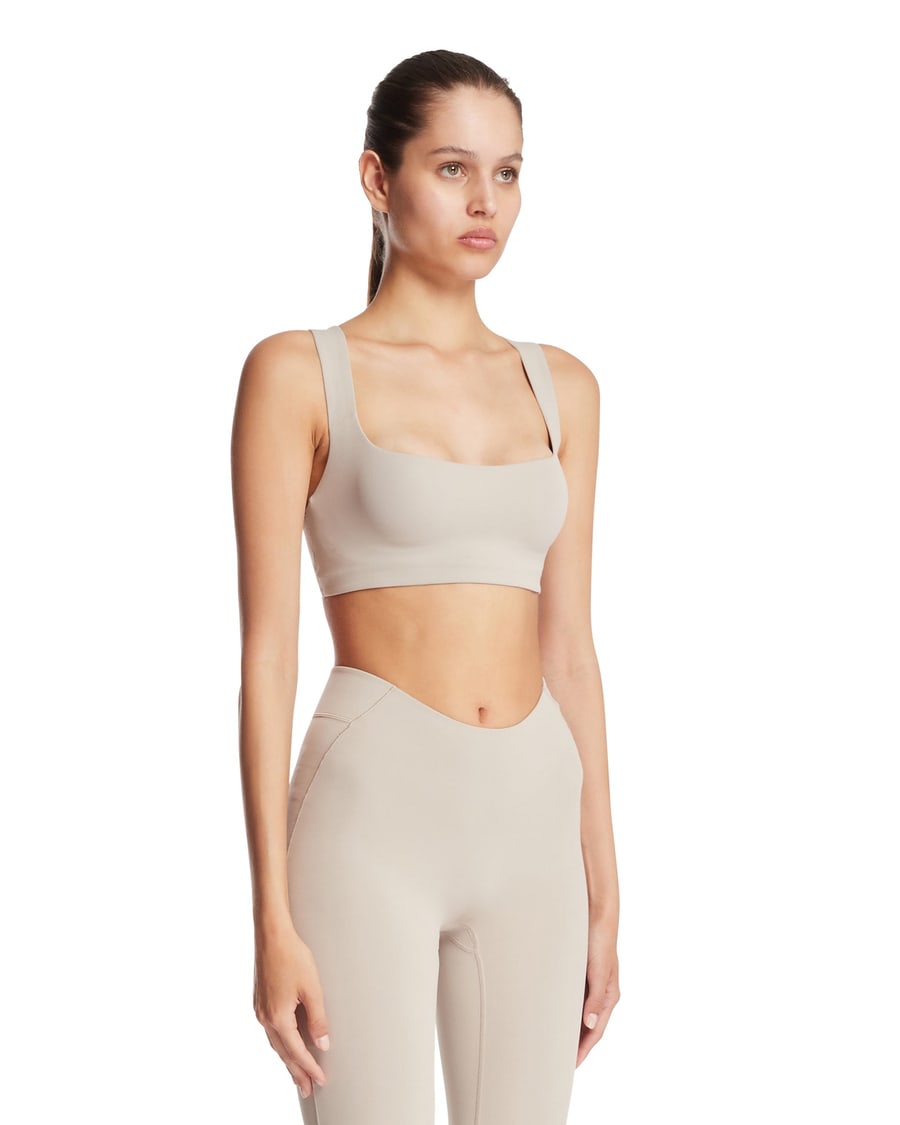 Nike NikeSKIMS Top Studio Stretch Beige, view 2