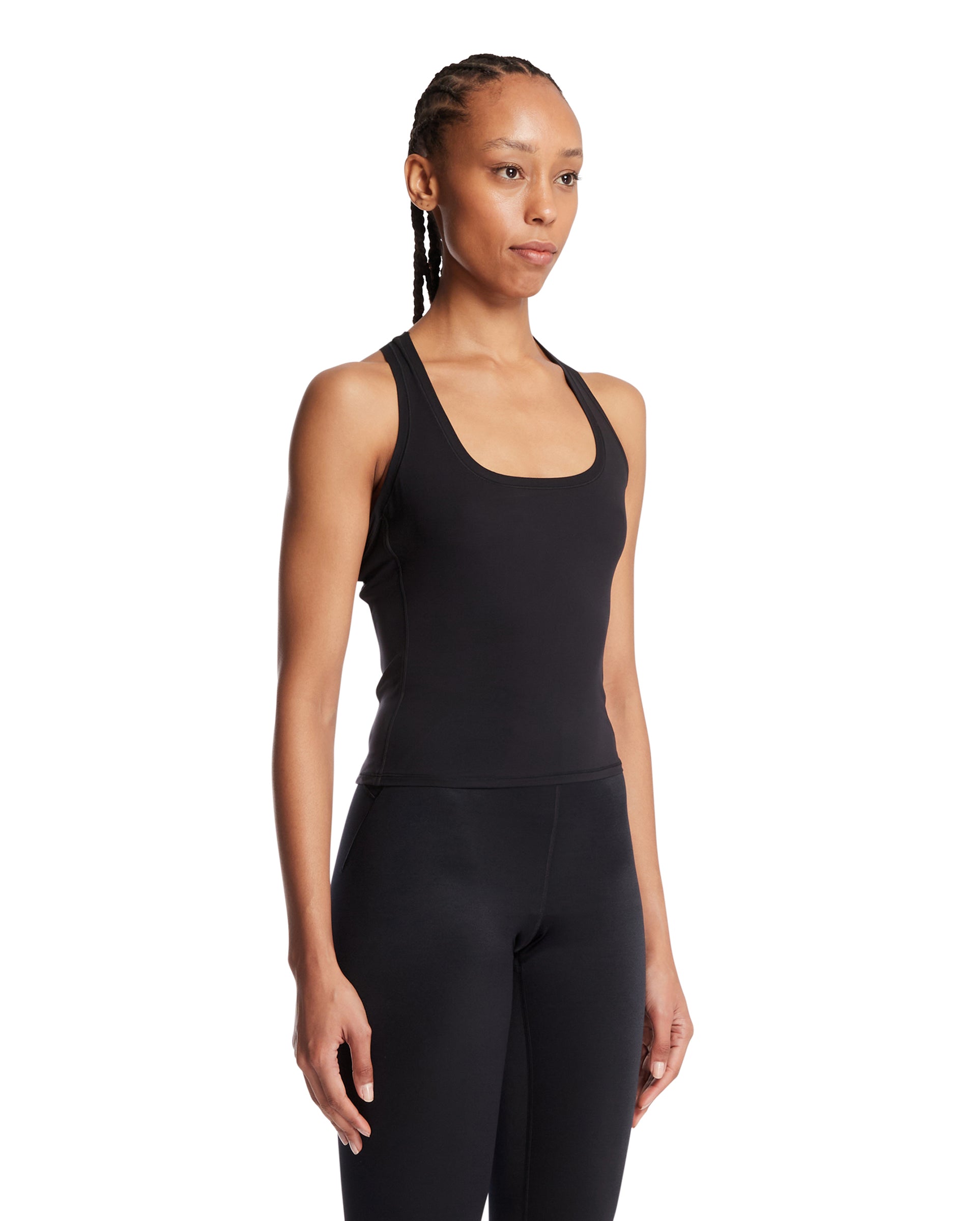 Nike NikeSKIMS Racer Top Nero, view 2