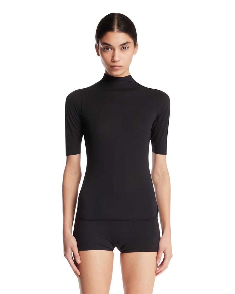 Nike NikeSKIMS Top Mock Neck Nero