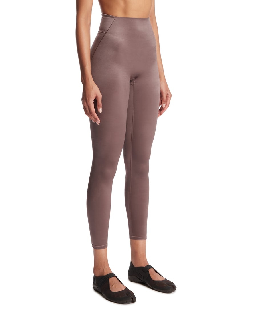 Nike NikeSKIMS Leggings A Vita Alta Marroni, view 2