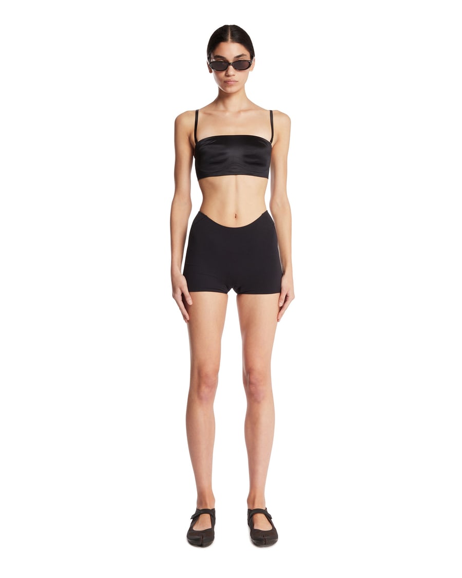 Nike NikeSKIMS Top Studio Stretch Nero, view 3