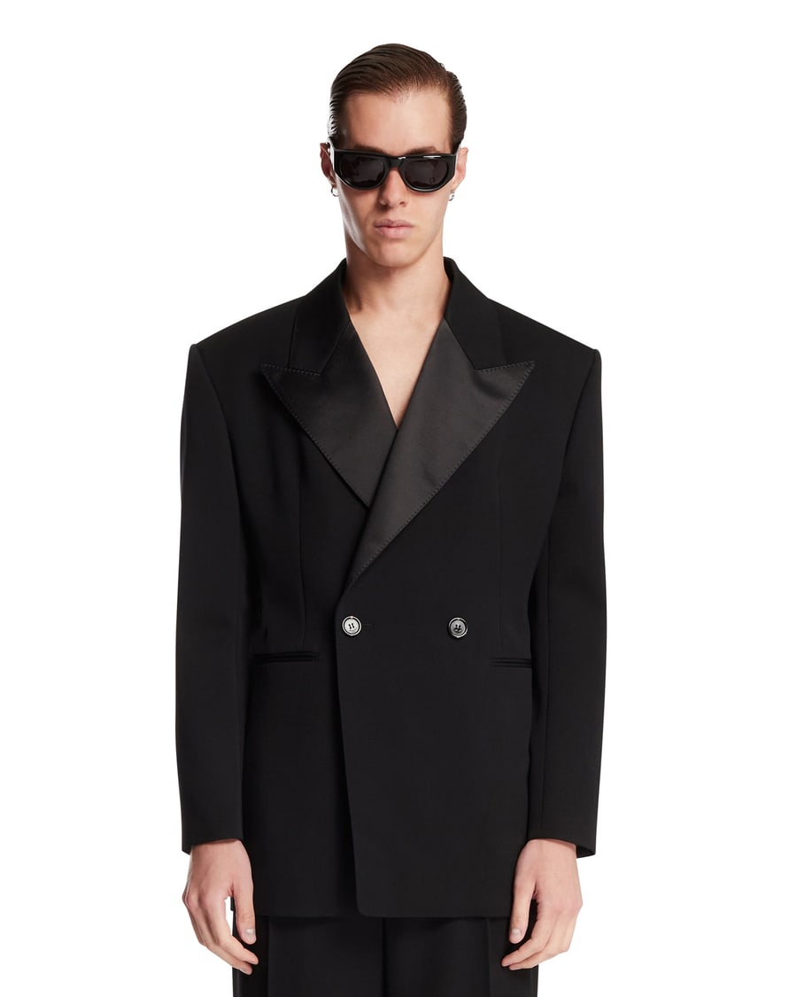 Saint Laurent Giacca Smoking Nera