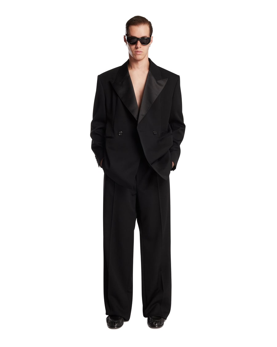 Saint Laurent Giacca Smoking Nera, view 3