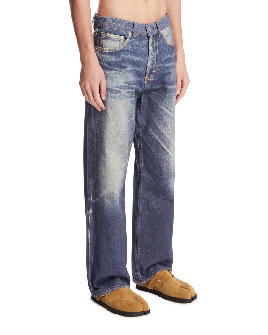 Our Legacy Jeans Azure Print Third Cut Blu, view 2