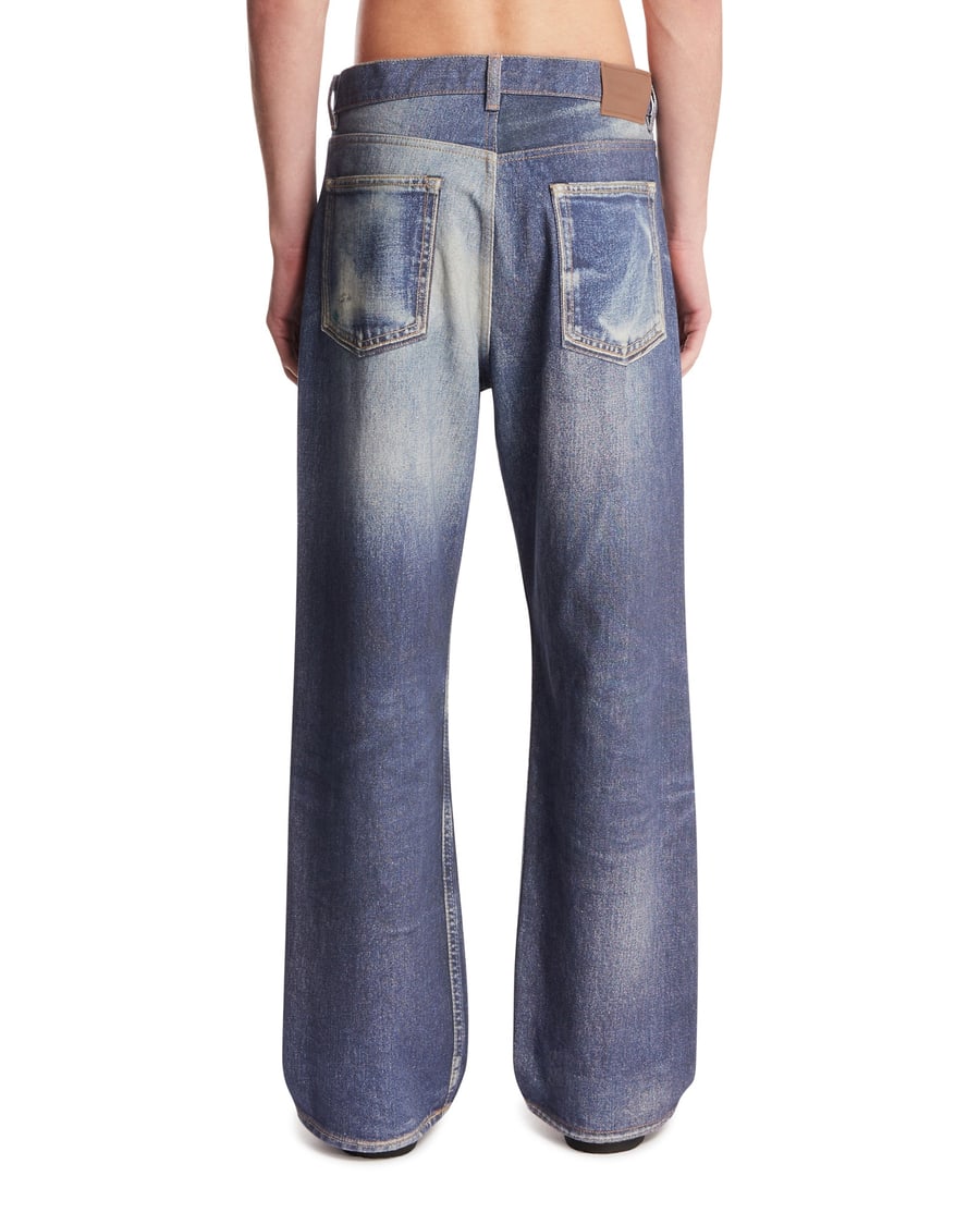Our Legacy Jeans Azure Print Third Cut Blu, view 5