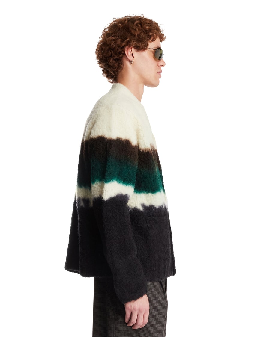 SACAI Maglione In Misto Lana Nero, view 4