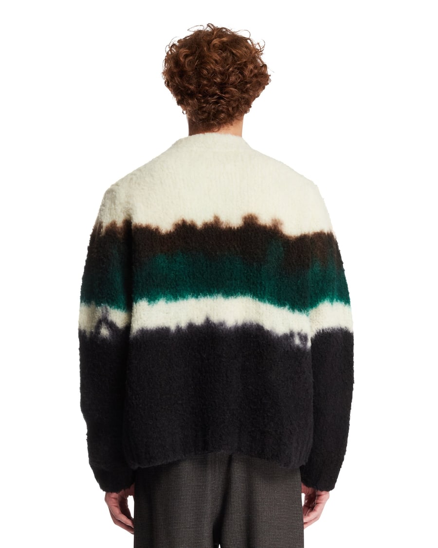 SACAI Maglione In Misto Lana Nero, view 5