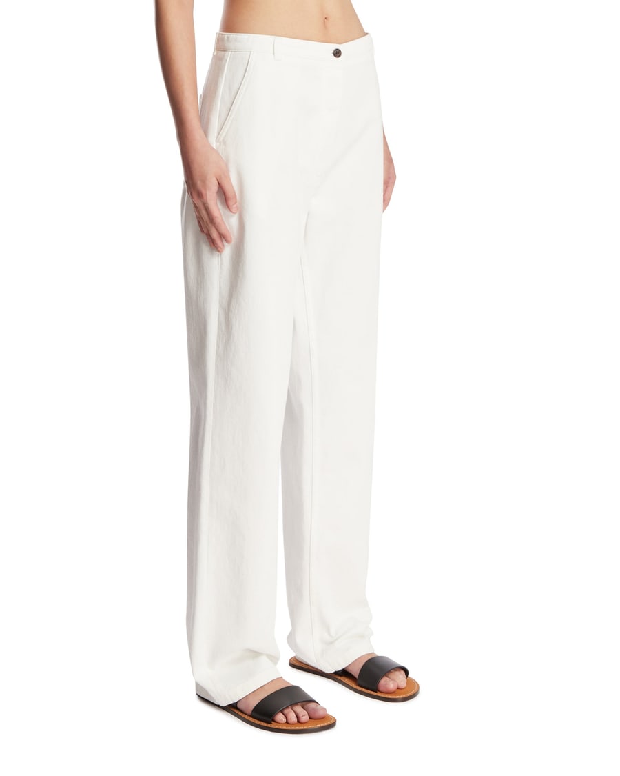 The Row Pantaloni Berit Bianchi, view 2