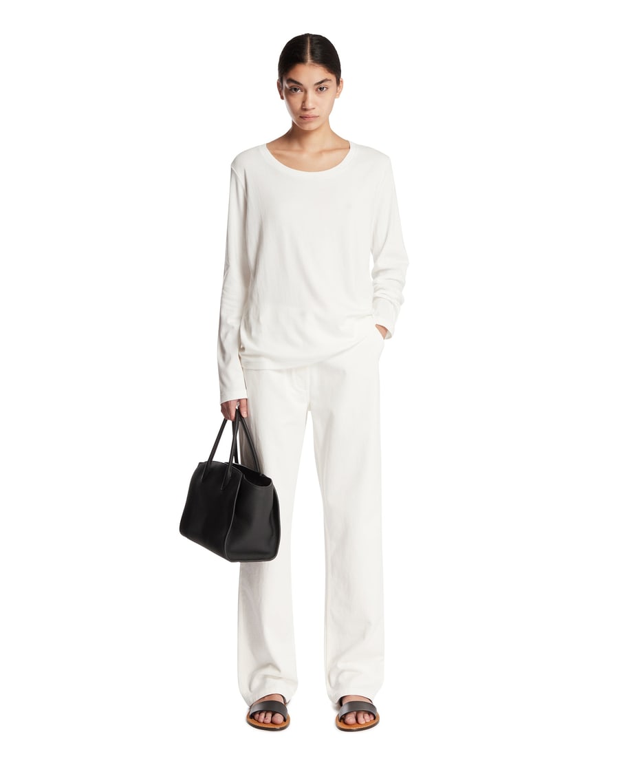The Row Pantaloni Berit Bianchi, view 3