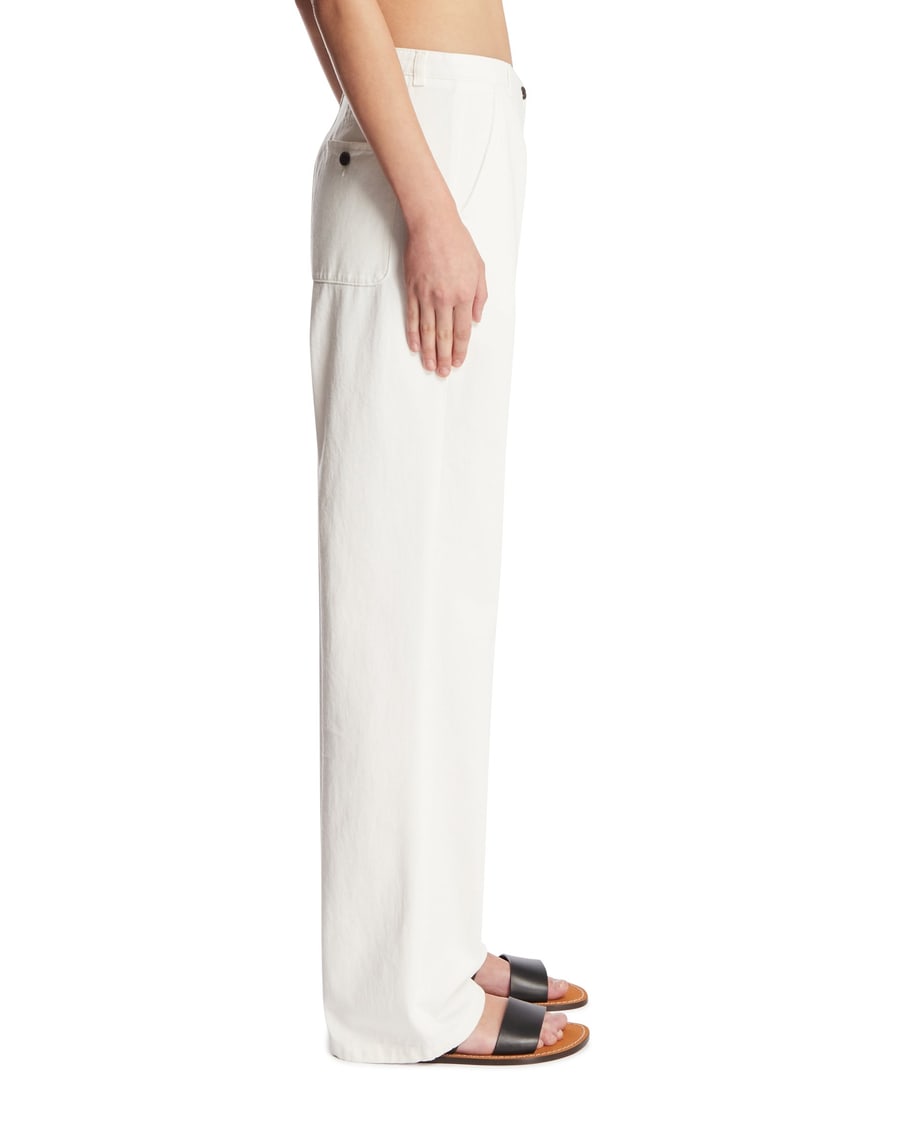 The Row Pantaloni Berit Bianchi, view 4