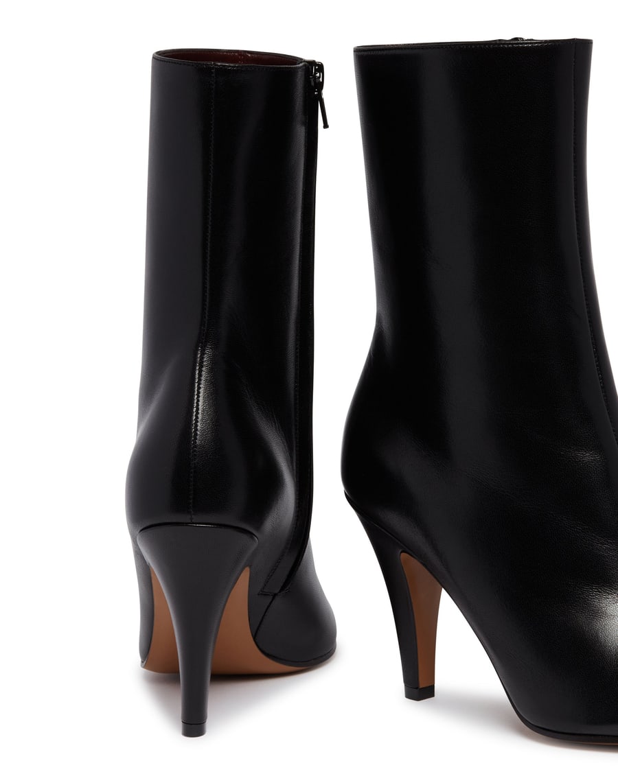 The Row Stivaletti Ornella In Pelle Neri, view 6