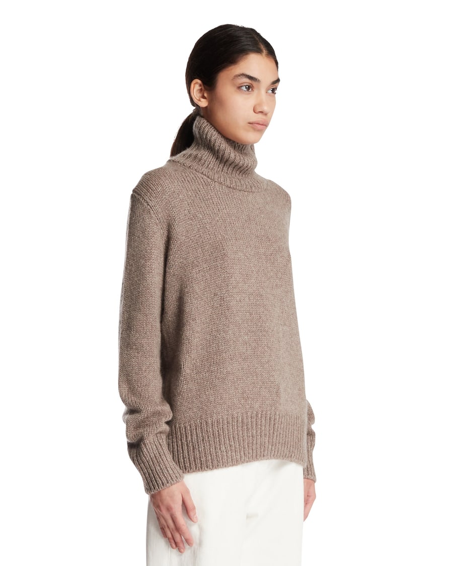 The Row Maglione A Collo Alto Plira Beige, view 2