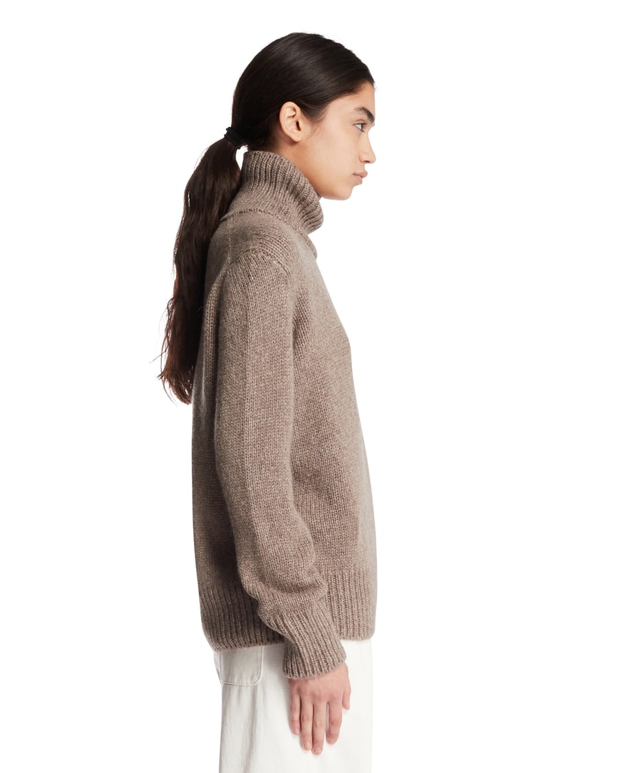The Row Maglione A Collo Alto Plira Beige, view 4