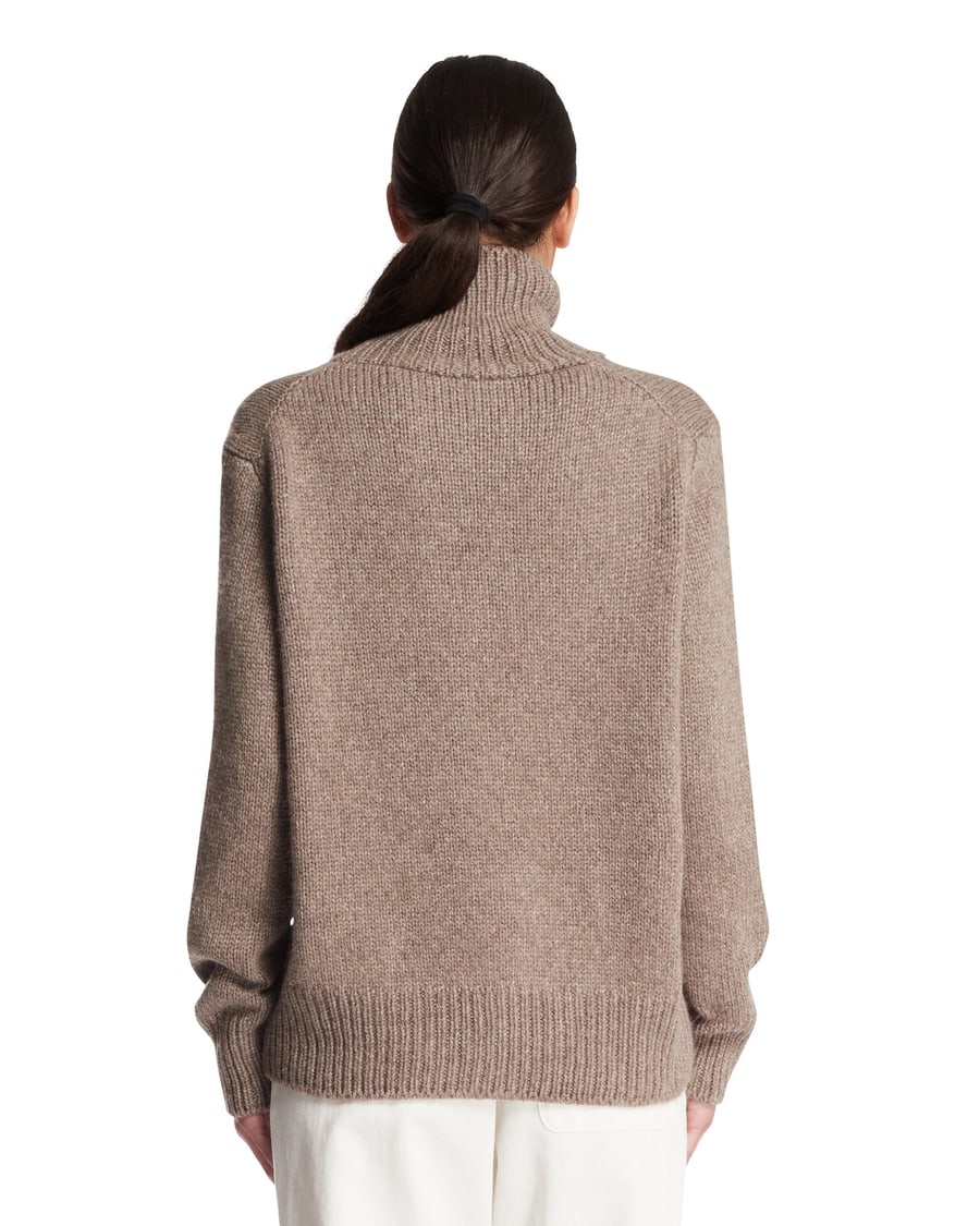 The Row Maglione A Collo Alto Plira Beige, view 5