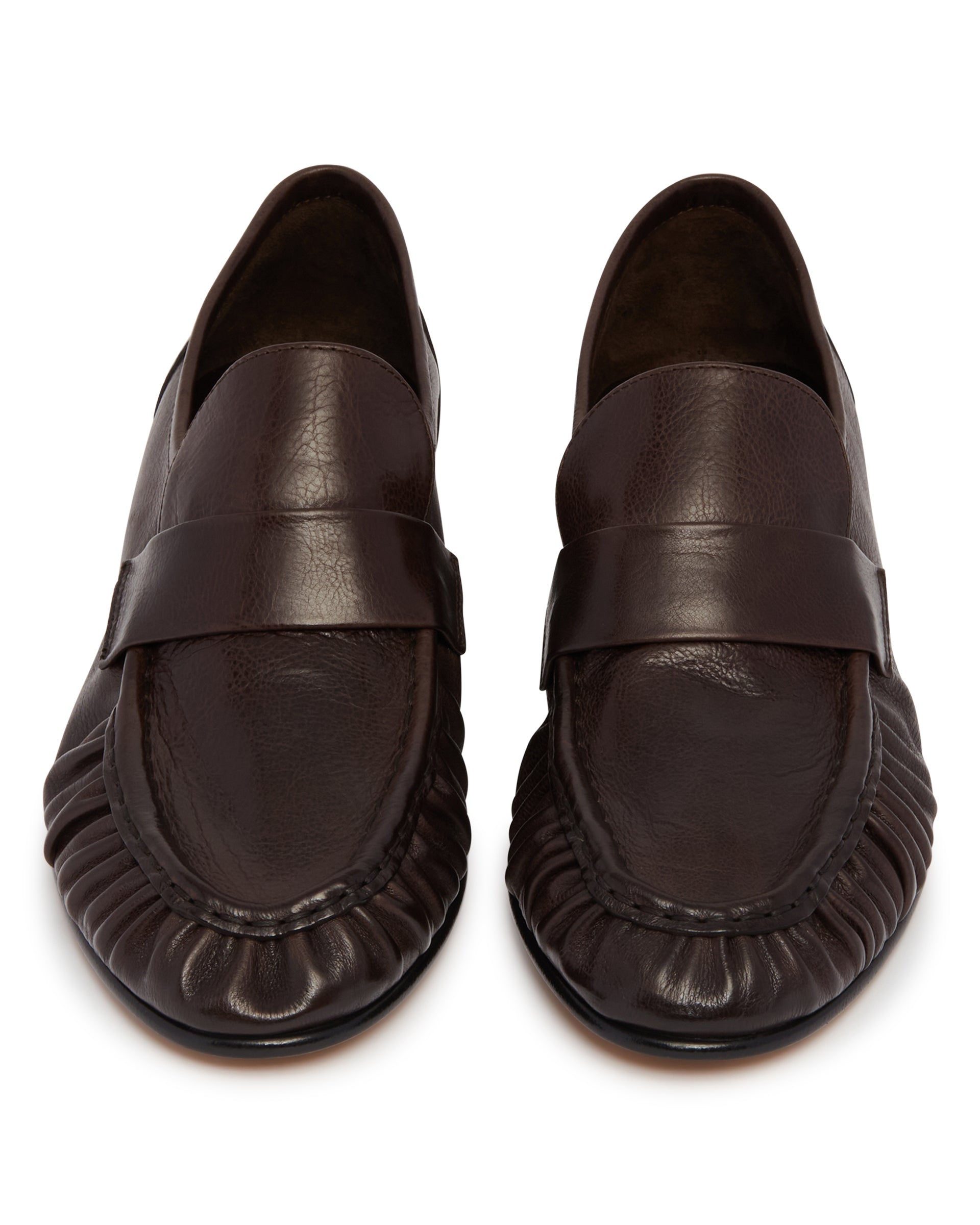 The Row Mocassini Soft In Pelle Marroni