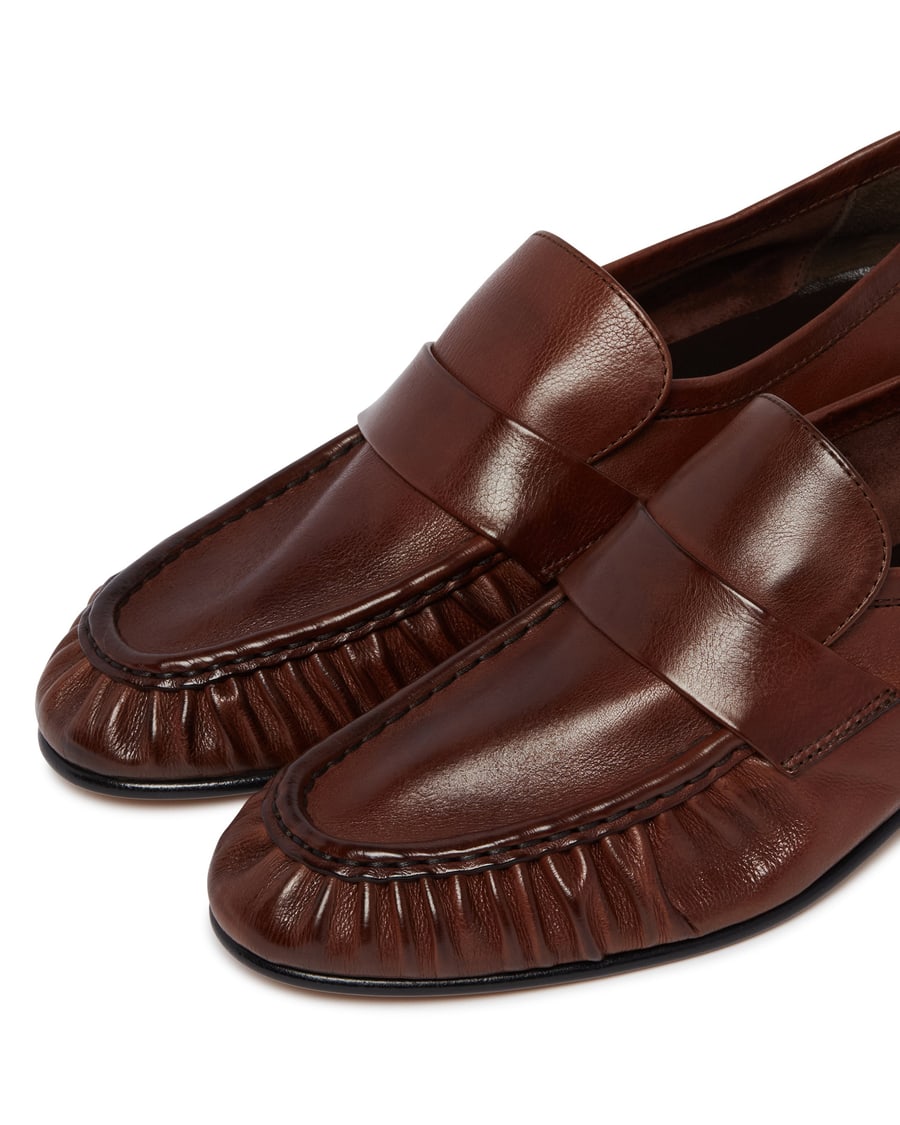 The Row Mocassini Soft Marroni, view 6