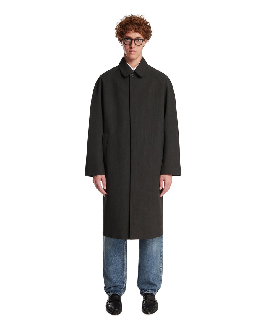 The Row Cappotto Perlin Grigio