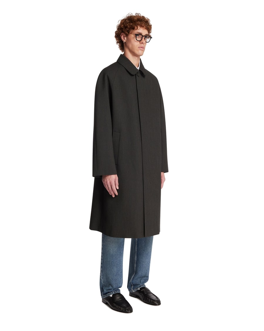 The Row Cappotto Perlin Grigio, view 2