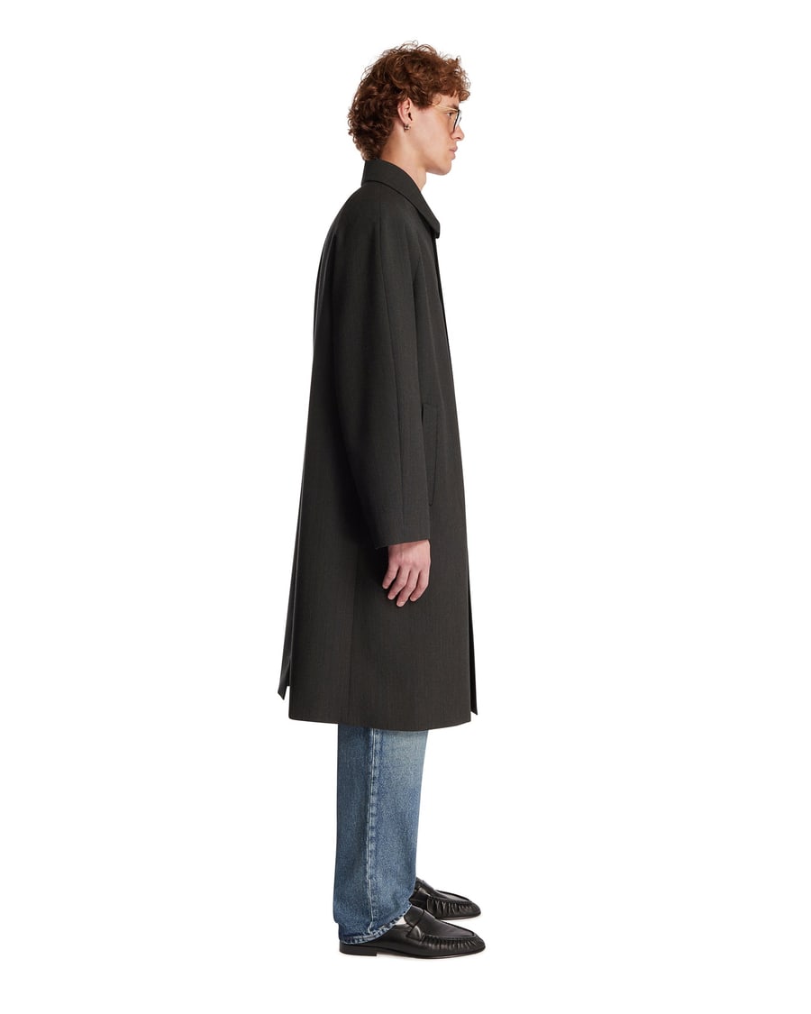 The Row Cappotto Perlin Grigio, view 4
