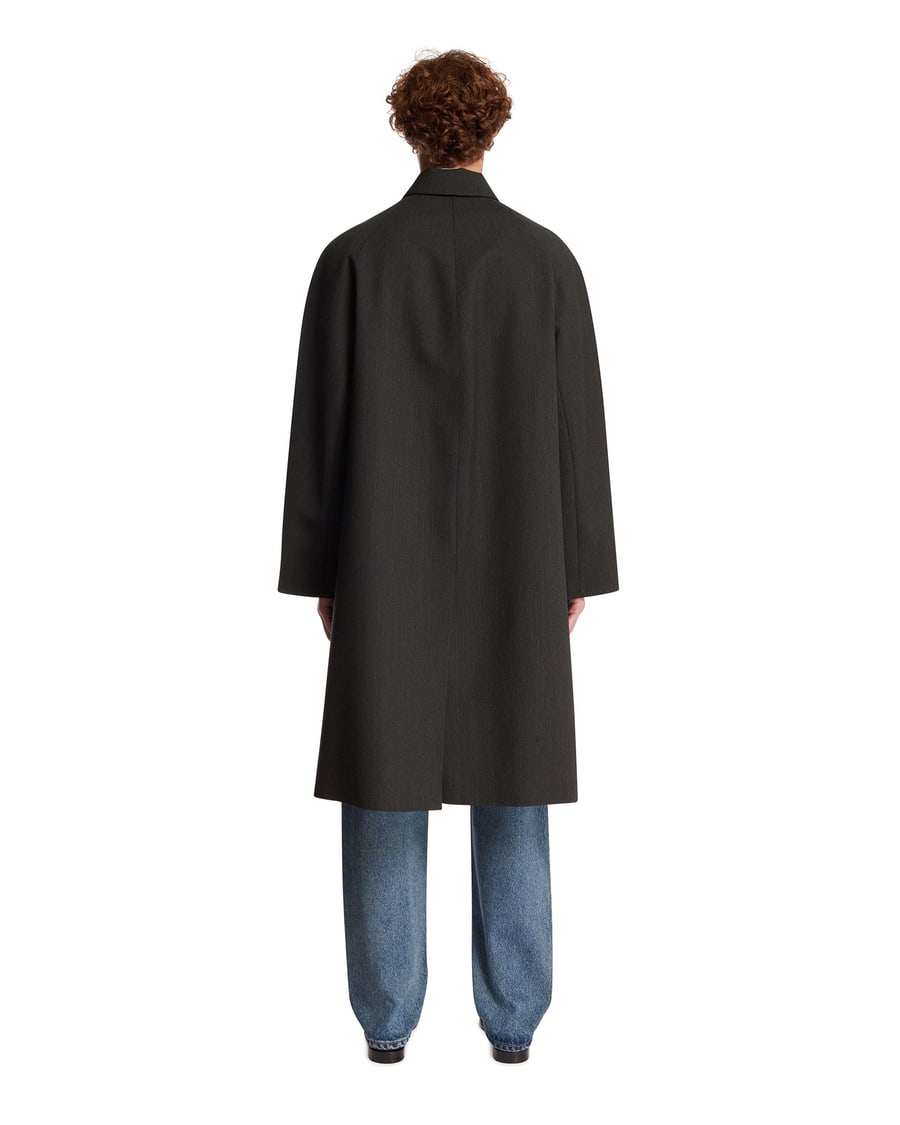 The Row Cappotto Perlin Grigio, view 5