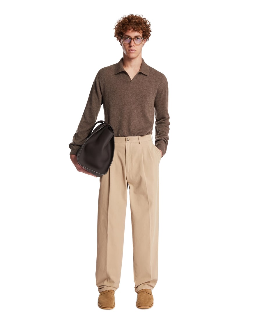 The Row Polo Ripley Marrone, view 3