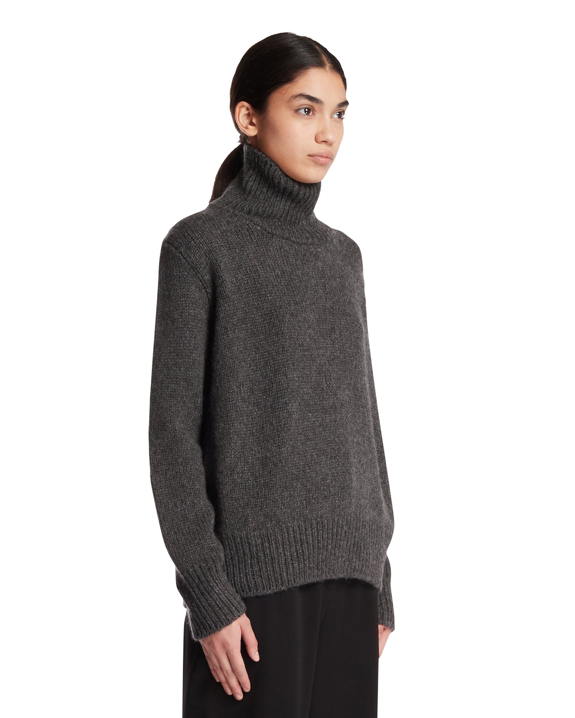 The Row Maglione A Collo Alto Plira Grigio, view 2