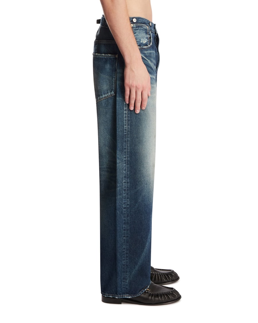 NEEDBY VINTAGE Jeans Relaxed Blu Scuri, view 4